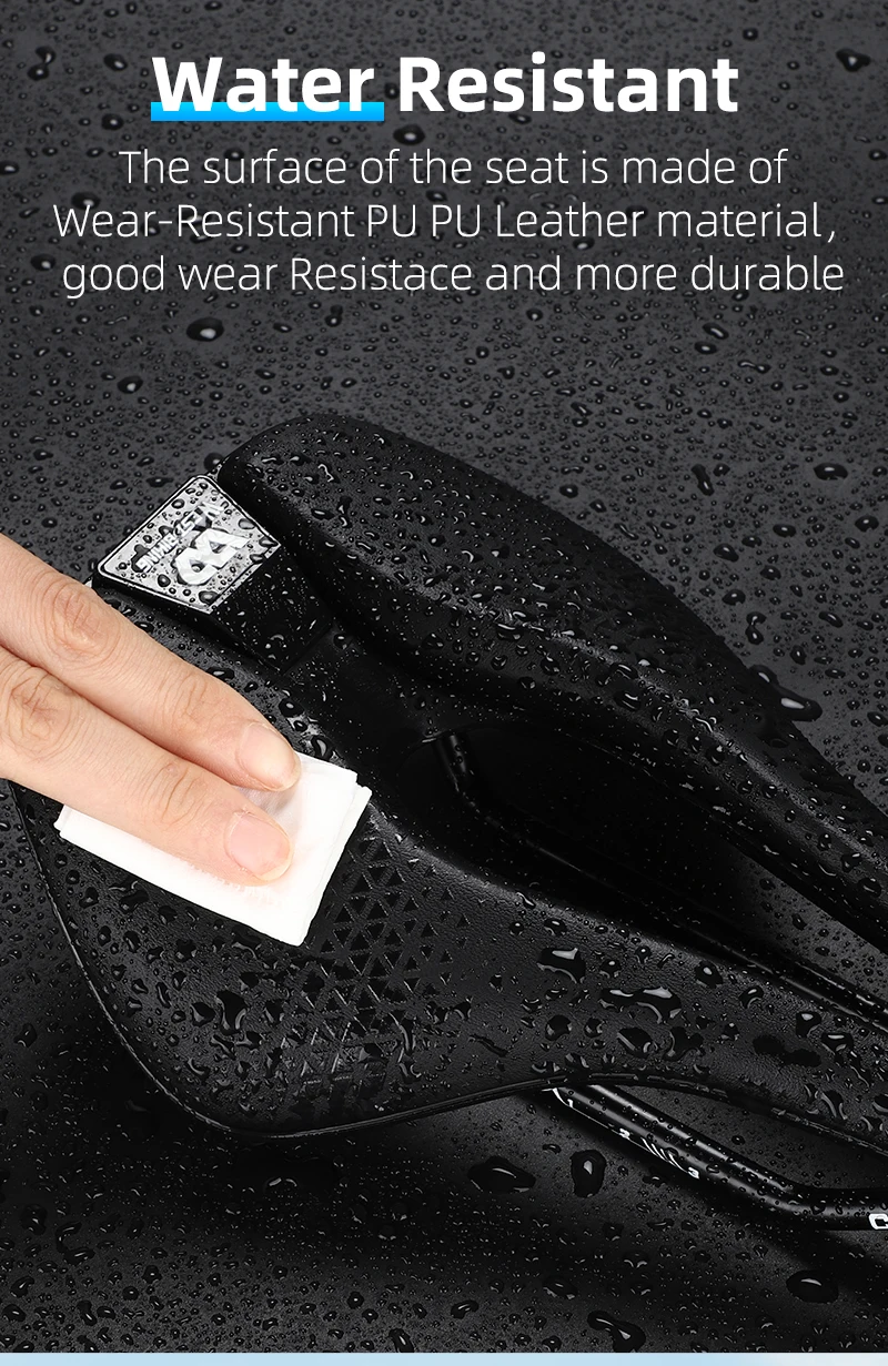 WEST BIKING Lightweight Road Bike Seat Short Nose Racing Bicycle Saddle Hollow Breathable Painless Triathlon Cycling Saddle
