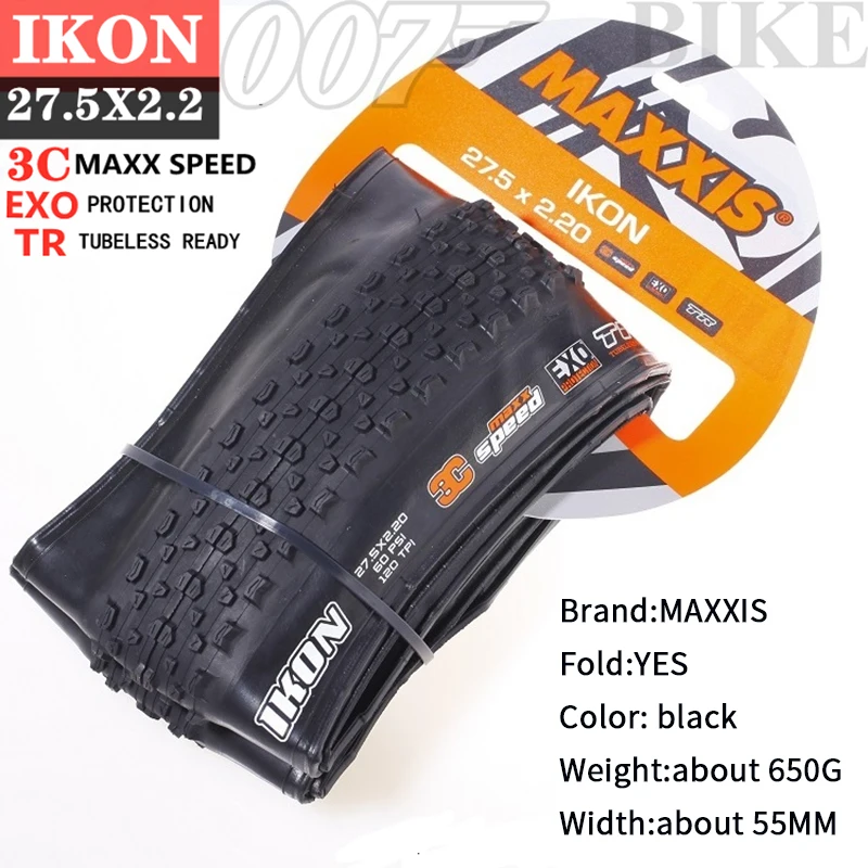 Maxxis IKON Mountain Bike Tires26/27.5/29X2.2 2.0 2.35 is a versatile XC tire designed to perform in a broad range of conditions