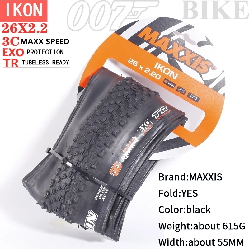 Maxxis IKON Mountain Bike Tires26/27.5/29X2.2 2.0 2.35 is a versatile XC tire designed to perform in a broad range of conditions