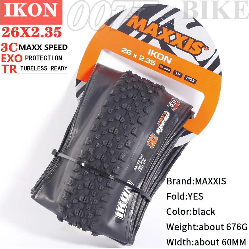 Maxxis IKON Mountain Bike Tires26/27.5/29X2.2 2.0 2.35 is a versatile XC tire designed to perform in a broad range of conditions