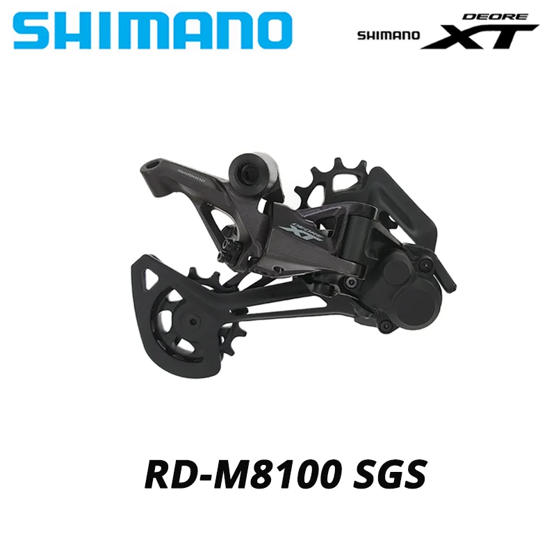 SHIMANO DEORE XT M8100 M8120 SGS Rear Derailleur 12v 2V Shifter Lever MTB Mountain Bike SHADOW RD 1x12 Speed Bicycle Parts