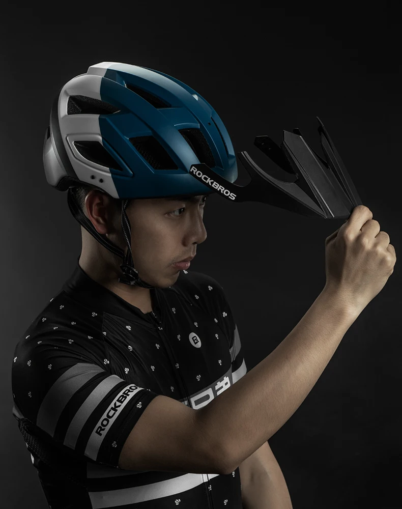 ROCKBROS Cycling Helmet Light Rechargeable Bicycle Helmet Cycling Light Mountain Road Bike Helmet Sport Safe Hat Bike Equipmen