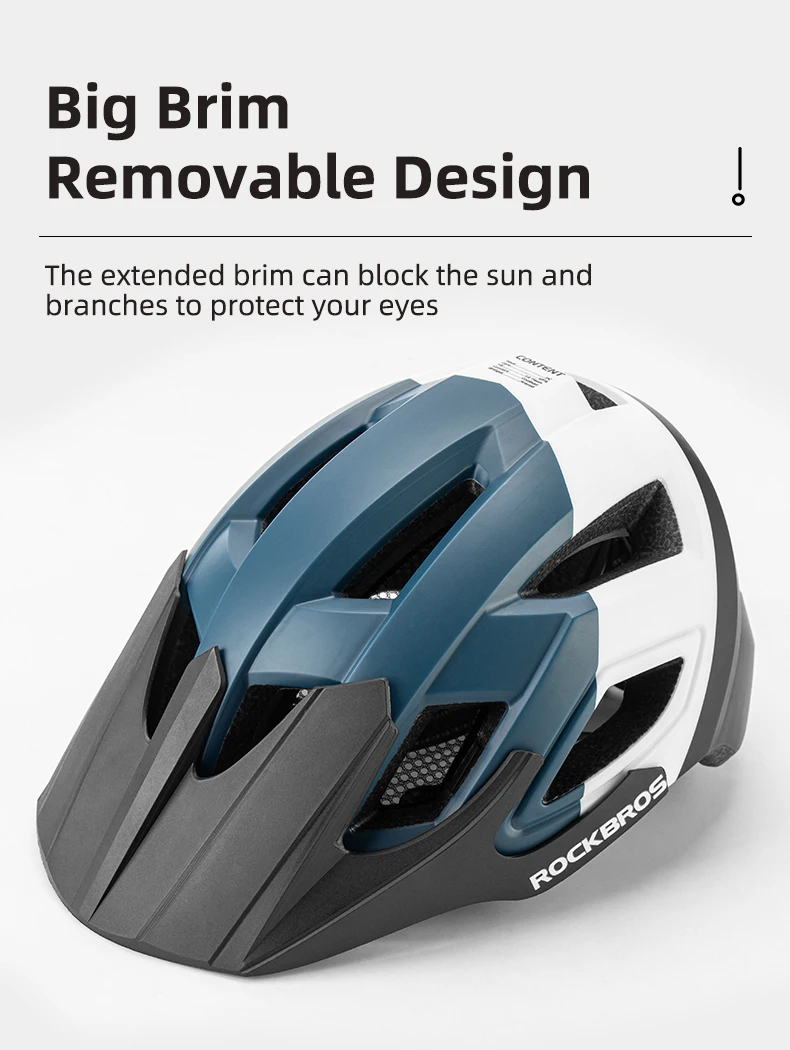 ROCKBROS Cycling Helmet Light Rechargeable Bicycle Helmet Cycling Light Mountain Road Bike Helmet Sport Safe Hat Bike Equipmen