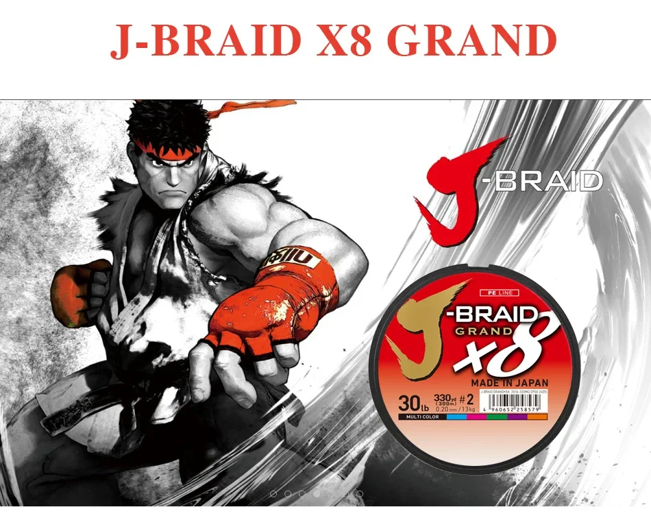Original X8 Braided DAIWAJ-BRAID GRAND 8 stands Fishing Line Japan Monofilament PE Free Braid Scissors Lure Pesca Carp 300m
