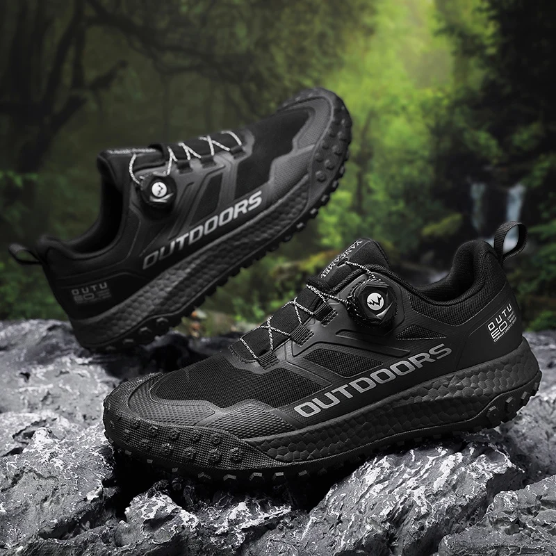 New Waterproof Hiking Shoes for Men Sneakers Breathable Trekking Men's Sports Shoes Casual Outdoor Non-Slip Trainers