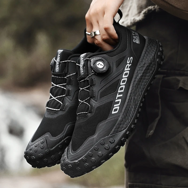 New Waterproof Hiking Shoes for Men Sneakers Breathable Trekking Men's Sports Shoes Casual Outdoor Non-Slip Trainers