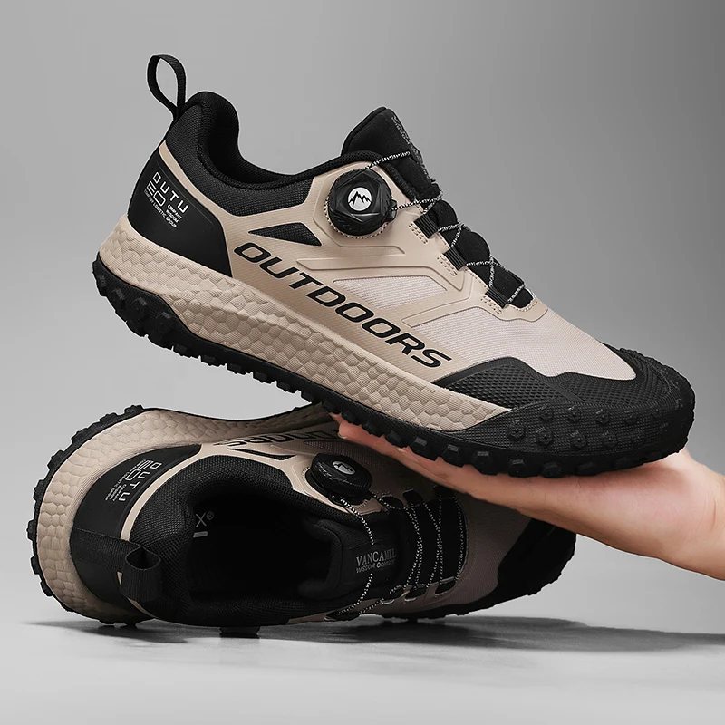 New Waterproof Hiking Shoes for Men Sneakers Breathable Trekking Men's Sports Shoes Casual Outdoor Non-Slip Trainers