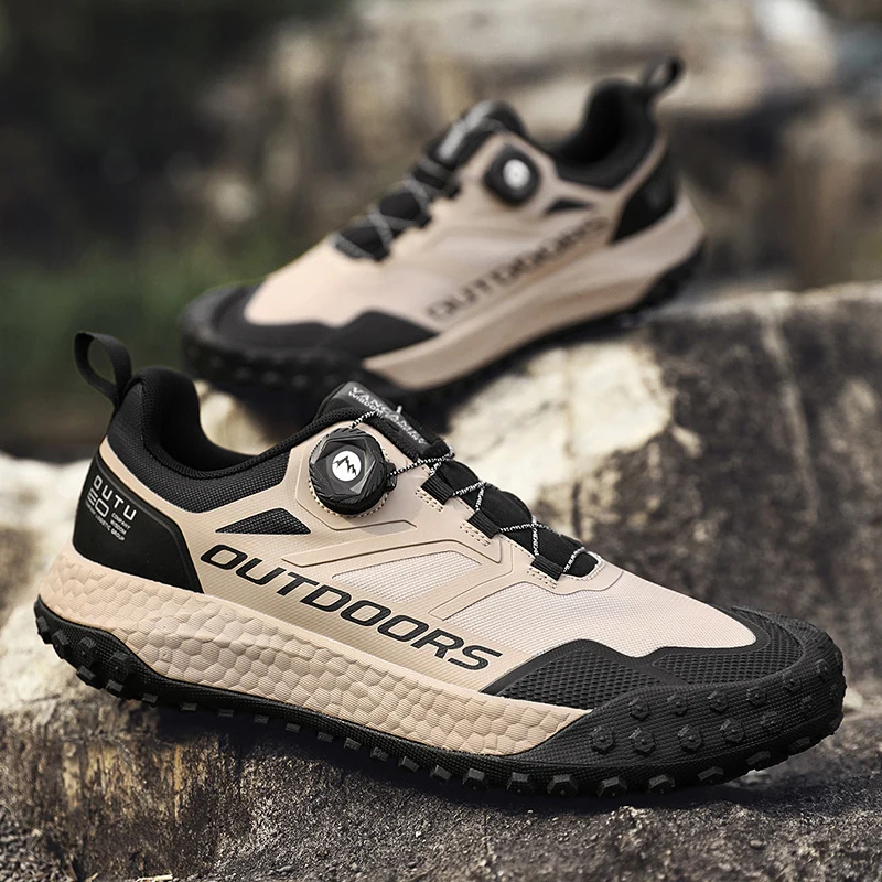 New Waterproof Hiking Shoes for Men Sneakers Breathable Trekking Men's Sports Shoes Casual Outdoor Non-Slip Trainers