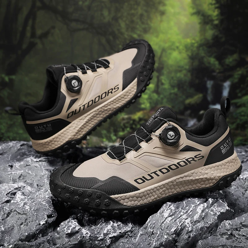 New Waterproof Hiking Shoes for Men Sneakers Breathable Trekking Men's Sports Shoes Casual Outdoor Non-Slip Trainers