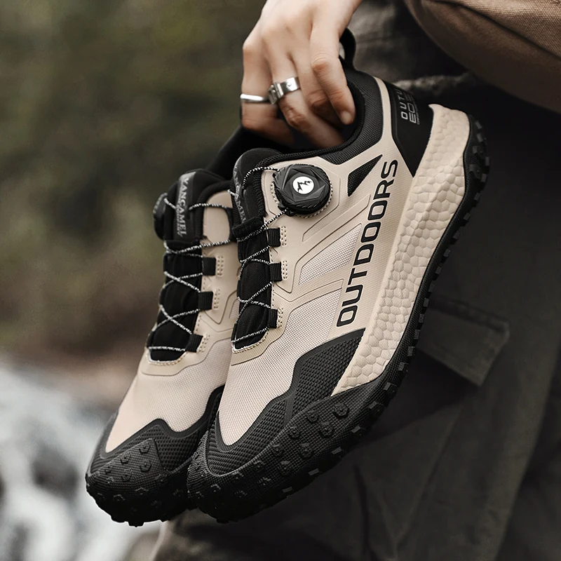New Waterproof Hiking Shoes for Men Sneakers Breathable Trekking Men's Sports Shoes Casual Outdoor Non-Slip Trainers
