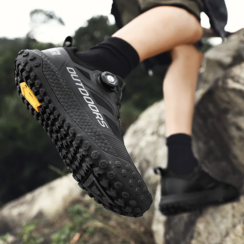 New Waterproof Hiking Shoes for Men Sneakers Breathable Trekking Men's Sports Shoes Casual Outdoor Non-Slip Trainers