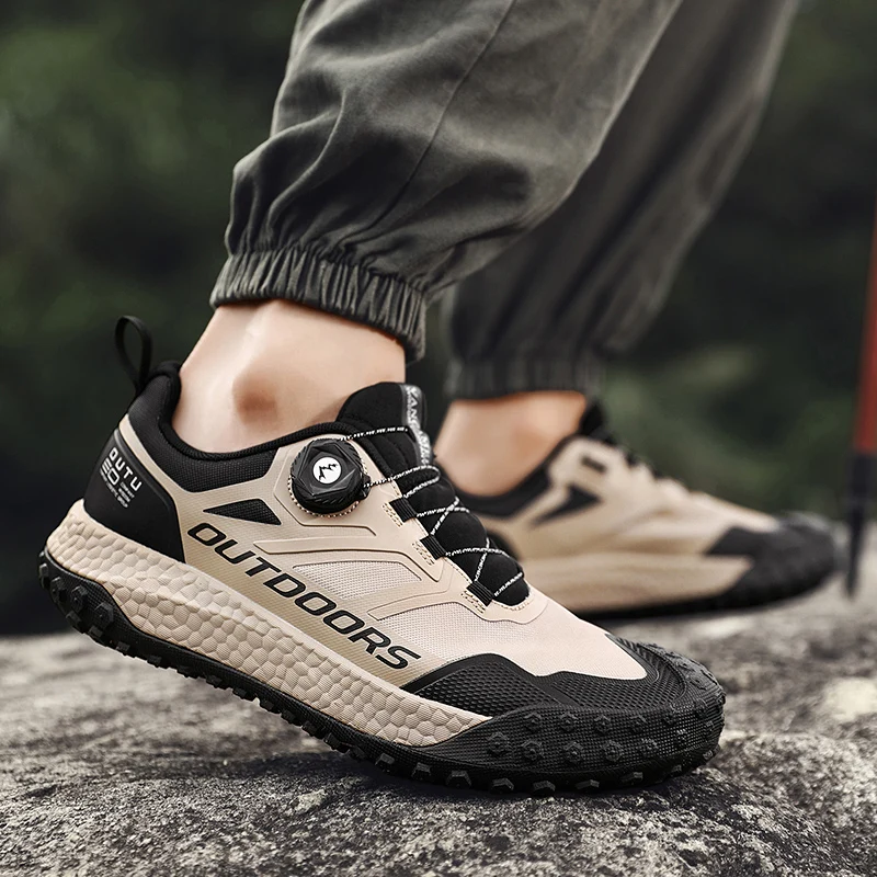 New Waterproof Hiking Shoes for Men Sneakers Breathable Trekking Men's Sports Shoes Casual Outdoor Non-Slip Trainers