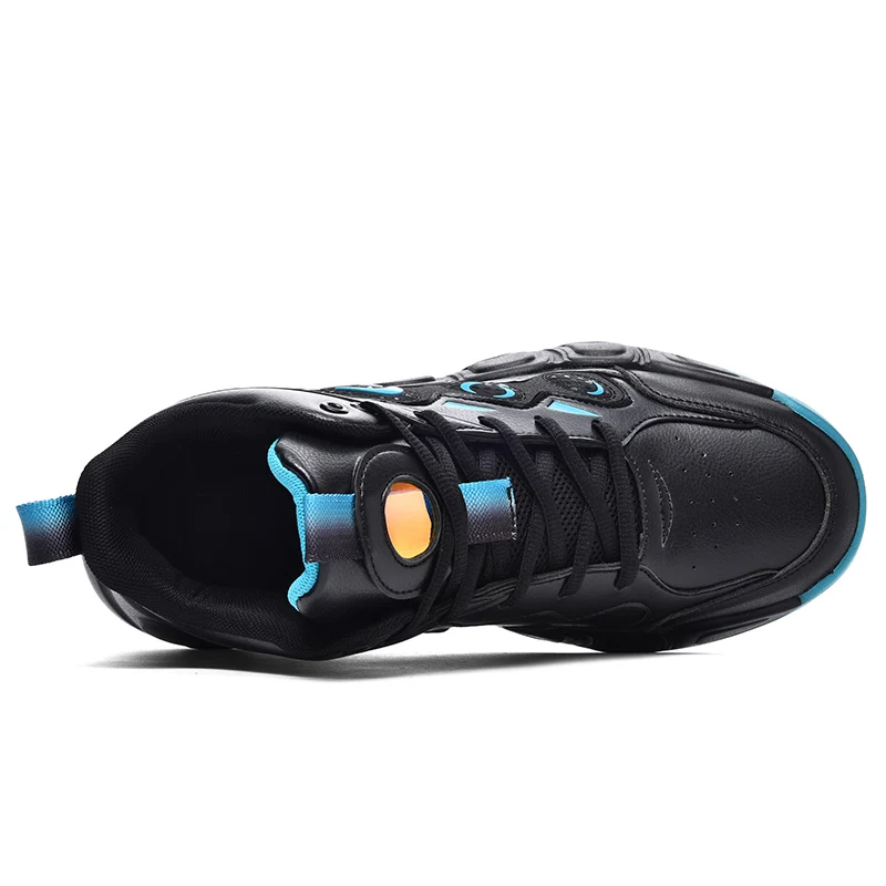 Plus Big Size 50 51 52 53 54 Mens Basketball Shoes Leather Sneakers Ankle Sports Shoes Anti-skid Winter Plush Super Warm New