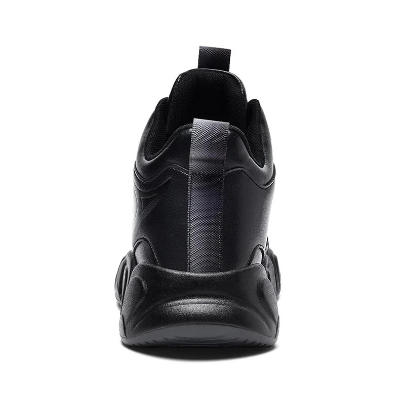 Plus Big Size 50 51 52 53 54 Mens Basketball Shoes Leather Sneakers Ankle Sports Shoes Anti-skid Winter Plush Super Warm New