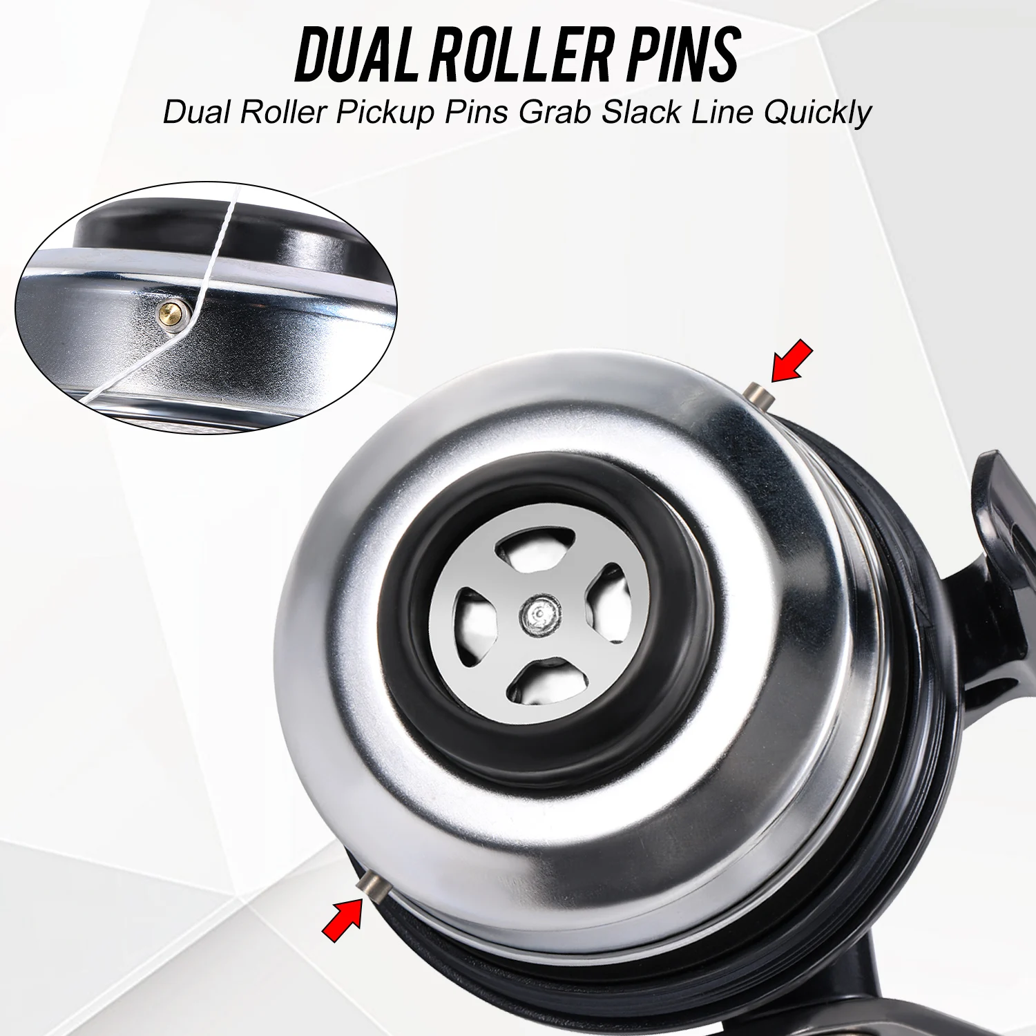 Sougayilang Bullet Type Fishing Reel Left and Right Hand 3.9:1 Shooting Closed Fish Reel with Line Outdoor Hunting Fishing Reel