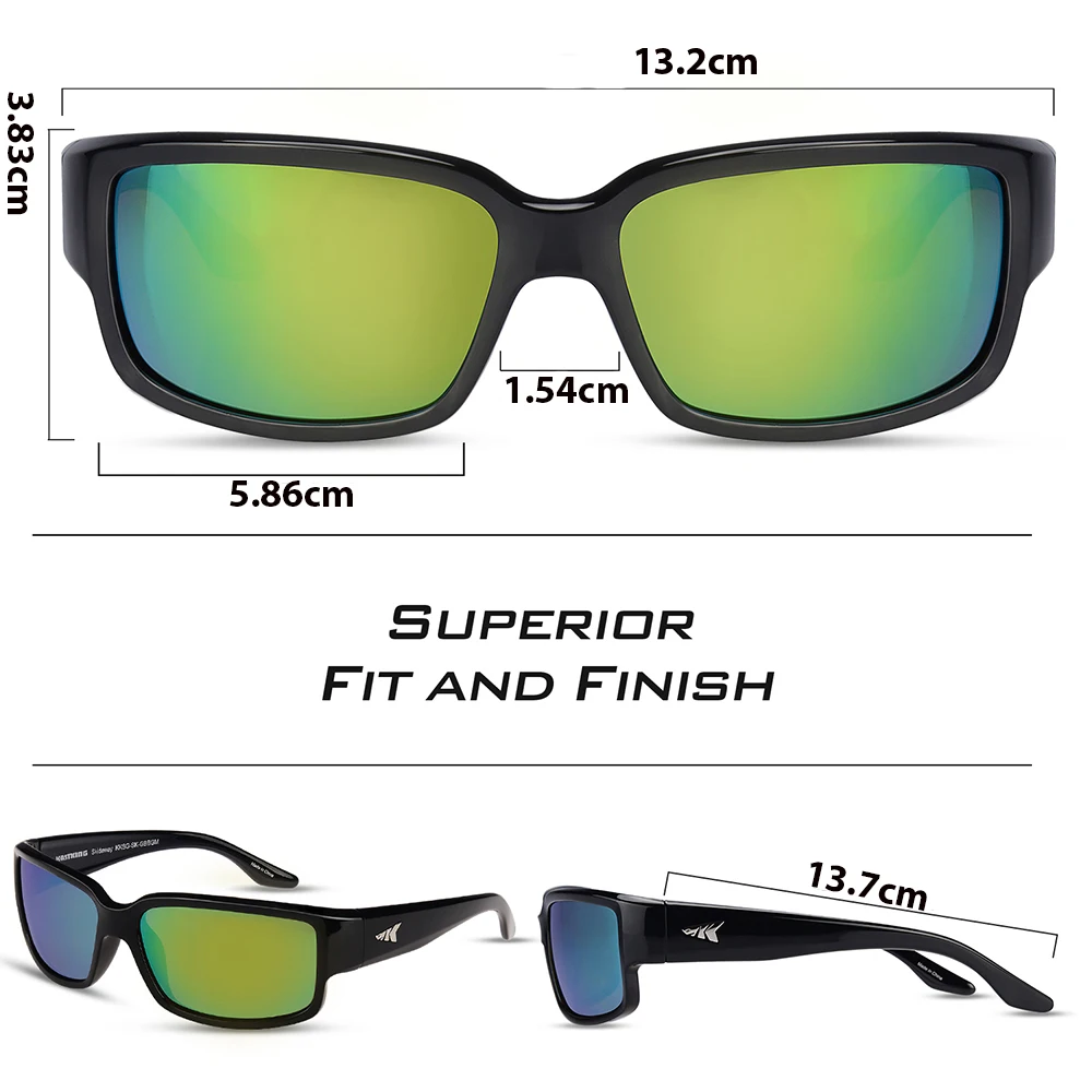 KastKing Skidaway Polarized Sport Sunglasses for Men and Women,Ideal for Driving Fishing Cycling and Running,UV Protection