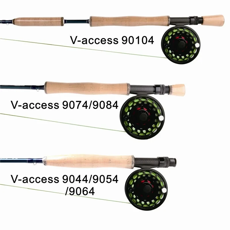 Maximumcatch V-access 3/4/5/6/7/8/9/10wt Fly Fishing Rod 8ft-9ft Carbon Fiber Fast Action Fly Rod