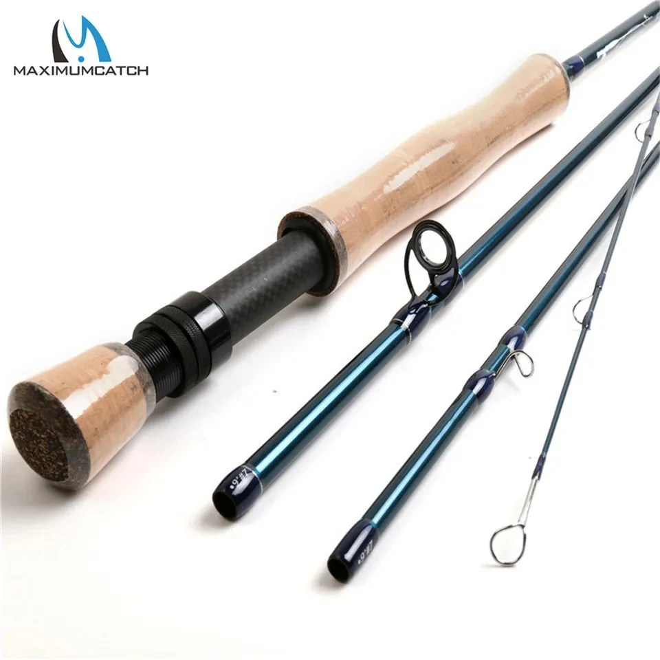 Maximumcatch V-access 3/4/5/6/7/8/9/10wt Fly Fishing Rod 8ft-9ft Carbon Fiber Fast Action Fly Rod