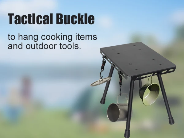 WESTTUNE Camping Portable Tactical Stool Multifunctional Aluminum Alloy Pony Stool Outdoor Folding Fishing Picnic Plate Stool