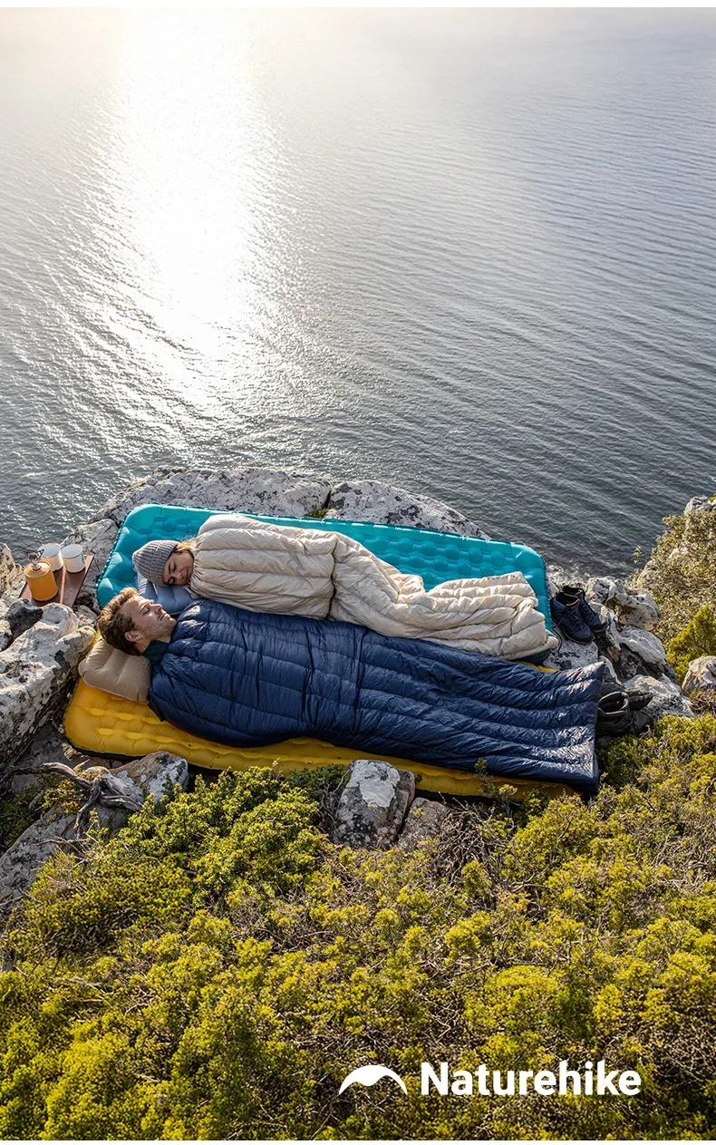 Naturehike Camping Sleeping Bag Duck Down Ultralight Waterproof Splicable Portable CW280 CWM400 CW295 Sleeping Bags Hiking