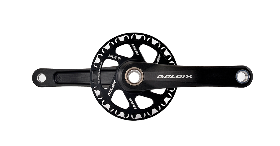 GOLDIX Children Bicycle Crankset 110mm/127mm/140mm/150mm/155mm/160mm Crank MTB Kid Crankset 28T-38T Chainring for Shimano SRAM
