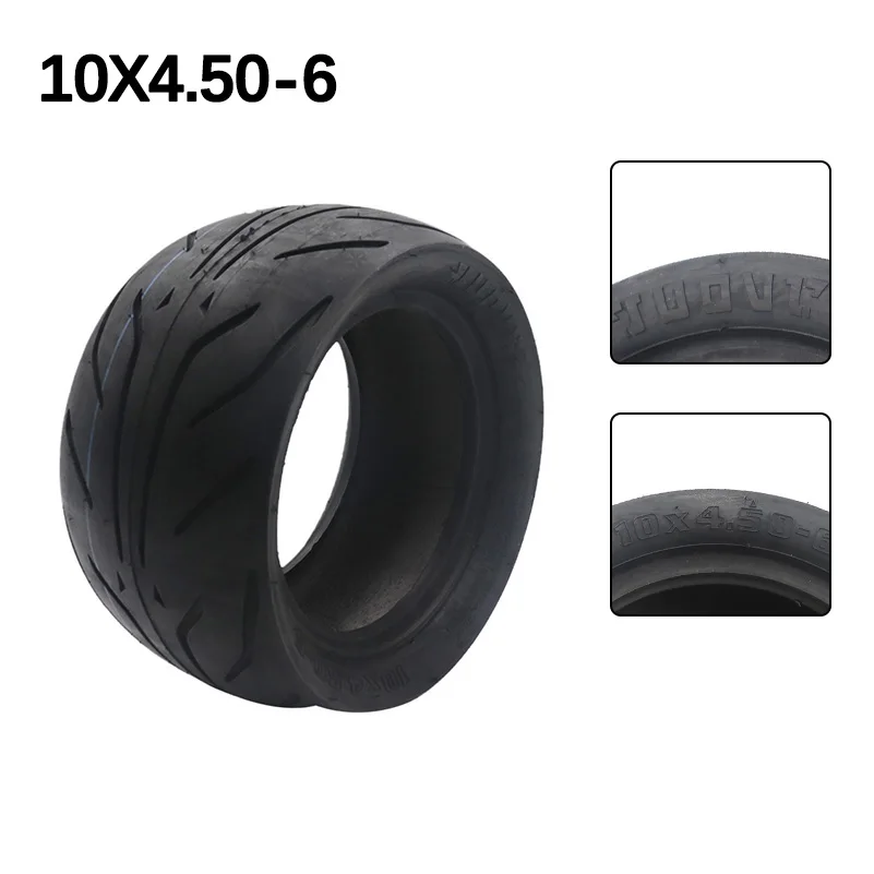 Electric Scooter 10x4.50-6 Tubeless Tires Suitable Fit for Scooter Bicycle Road Wheel Parts