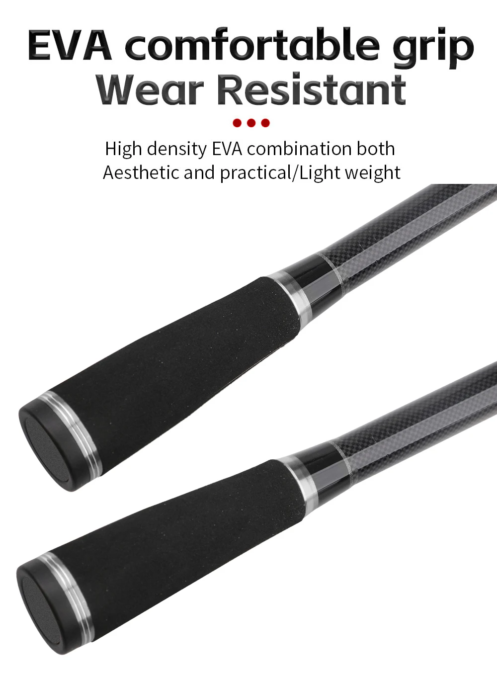 4 Sections Lure Fishing Rod Spinning/Casting Fishing Pole H Power Carbon Fiber Travel Rod Lure Weight 14-35g 1.8M/2.1M