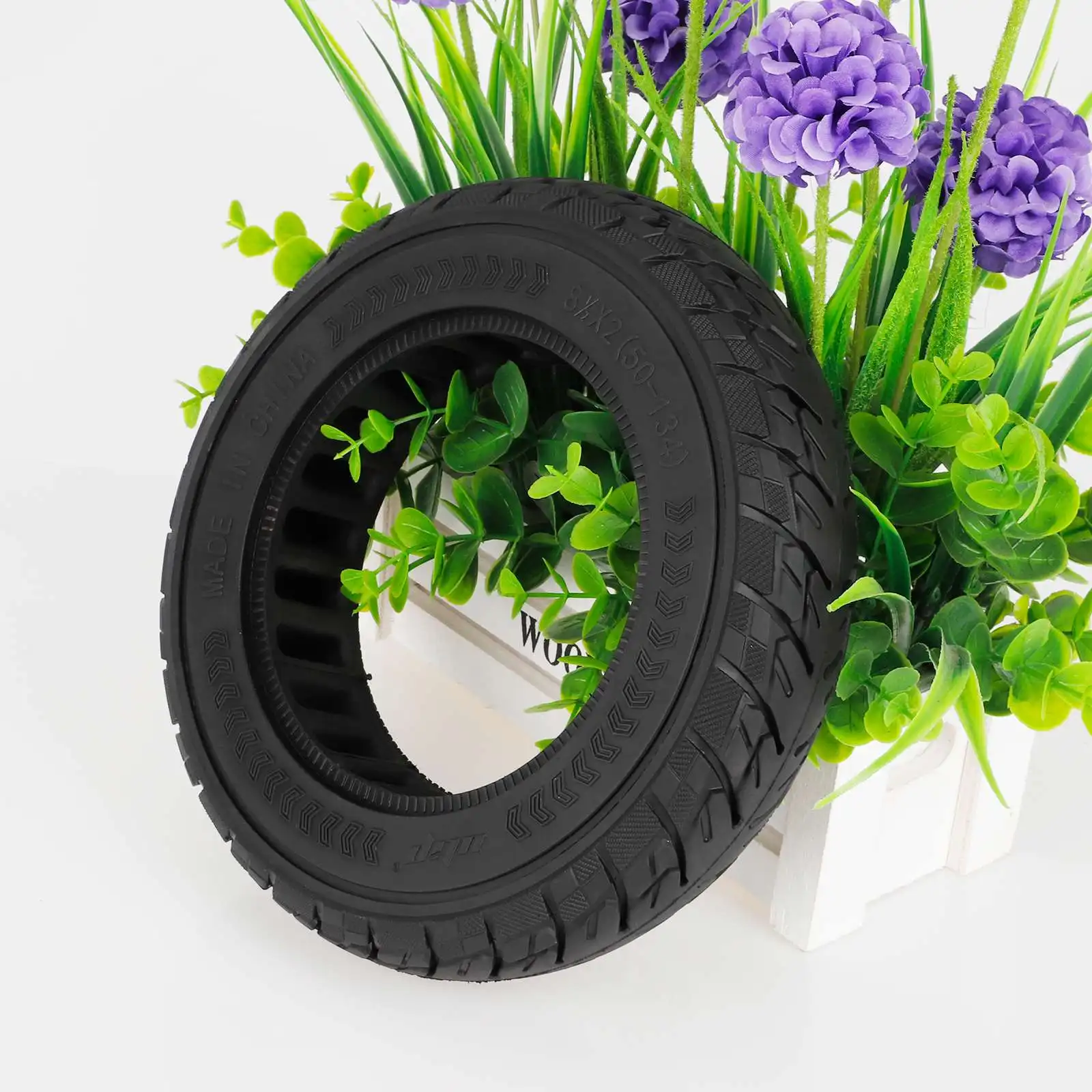 2Pcs 8 1/2x2(50-134) Off-road Solid Tire 8.5x2 Thickened Anti-puncture Tyre For VSETT 8 9 & 9+/ZERO 8 9/Inokim Light 2 Scooter