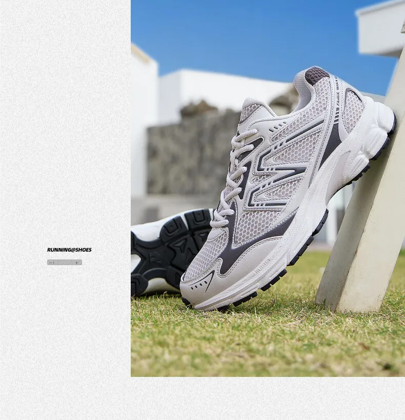 GOLDEN CAMEL Jogging Shoes Retro Casual Mesh Sneakers Breathable Sports Running Shoes for Men and Women Soft Shock Absorbing