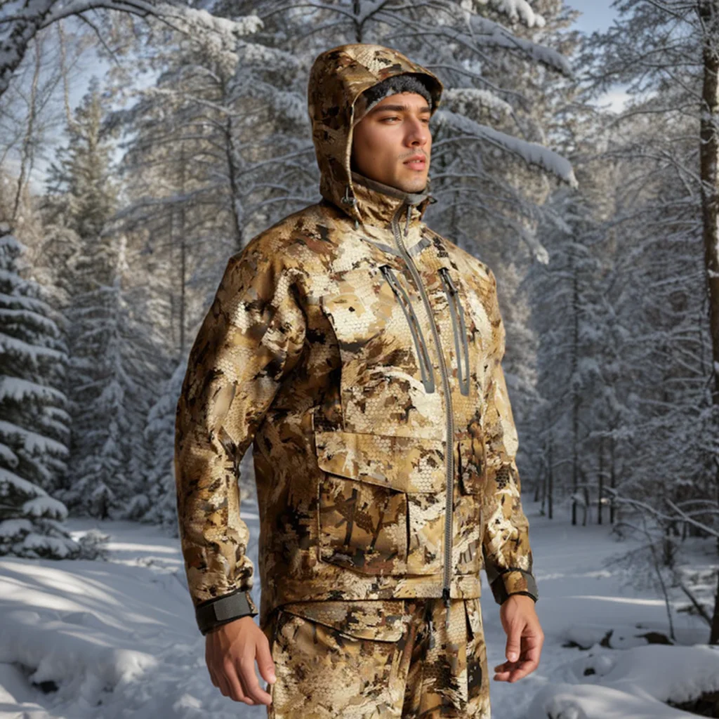 Hifad Men's High Quality Winter Waterproof Insulation Fishing Jacket Hunting Clothing