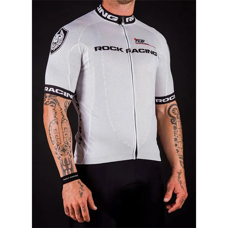 Men's Rock Skull Cycling Clothing, Jersey Sport Set, Mountain Bike Shorts, Spring 2022 New