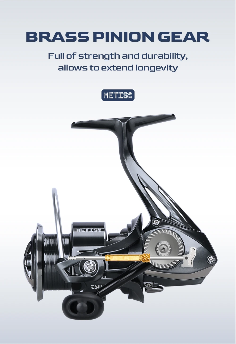 TSURINOYA NEW Spinning Fishing Lure Reel METIS 1000 2000 3000 Long Casting Versatile Ultralight Freshwater Bass Trout Wheel