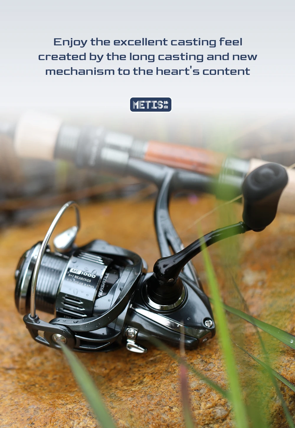 TSURINOYA NEW Spinning Fishing Lure Reel METIS 1000 2000 3000 Long Casting Versatile Ultralight Freshwater Bass Trout Wheel