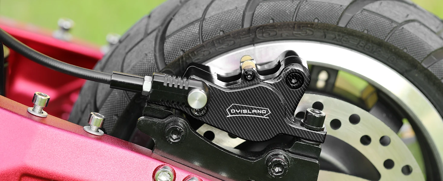 DYISLAND LD210 Electirc Scooter Hydraulic Disc Brake 2PIN Power Off E-Scooter Brake for Kukirin KUGOO Dualtron Kaabo Mantis