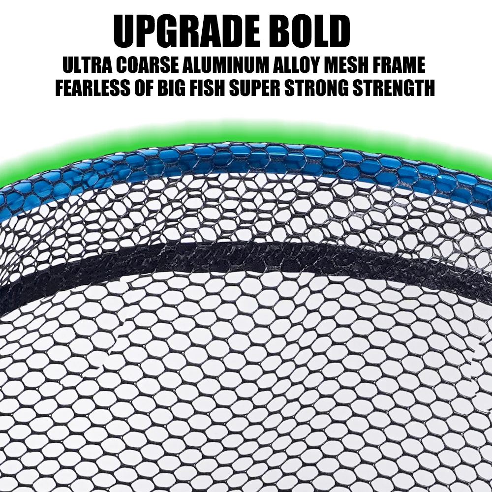 Ultralight 90x35cm Portable Foldable Fishing Net Fast Folding Fly Fishing Hand Nets Lightweight Landing Fish Casting Network