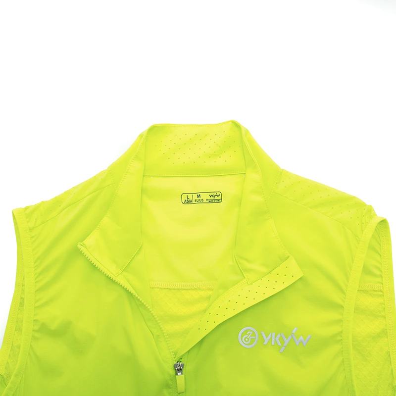 YKYW Windproof Waterproof Men's Pro Cycling Vest UPF50+ Sleeveless Waistcoat Windbreaker MTB Bike Clothing  Bicycle Jacket