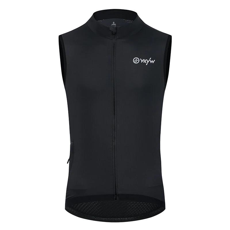 YKYW Windproof Waterproof Men's Pro Cycling Vest UPF50+ Sleeveless Waistcoat Windbreaker MTB Bike Clothing  Bicycle Jacket