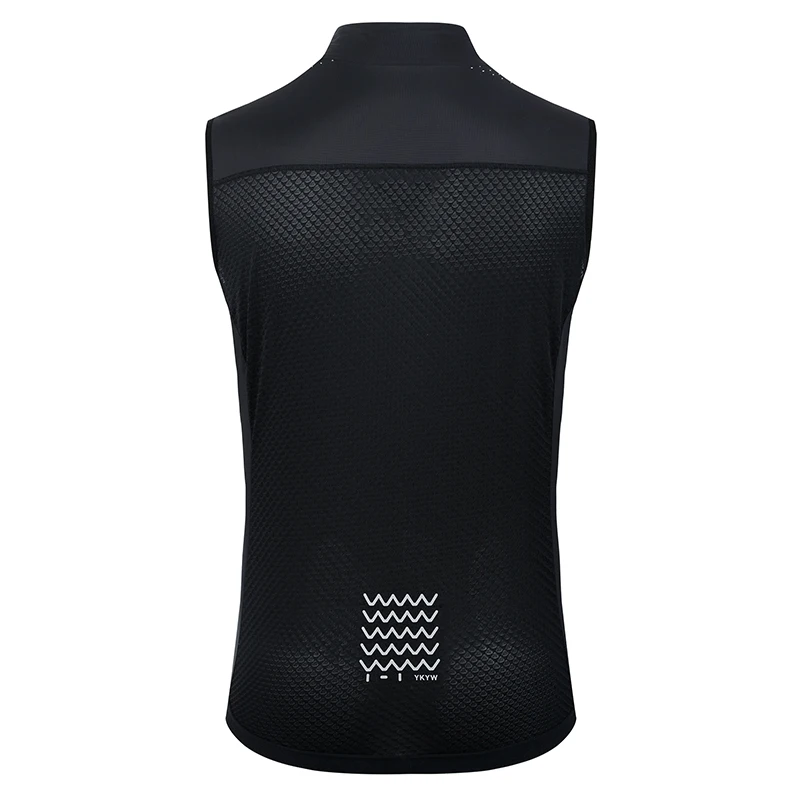 YKYW Windproof Waterproof Men's Pro Cycling Vest UPF50+ Sleeveless Waistcoat Windbreaker MTB Bike Clothing  Bicycle Jacket