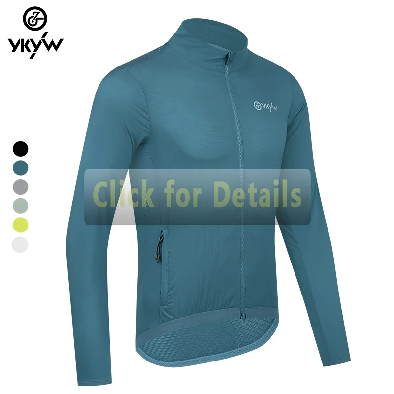 YKYW Windproof Waterproof Men's Pro Cycling Vest UPF50+ Sleeveless Waistcoat Windbreaker MTB Bike Clothing  Bicycle Jacket