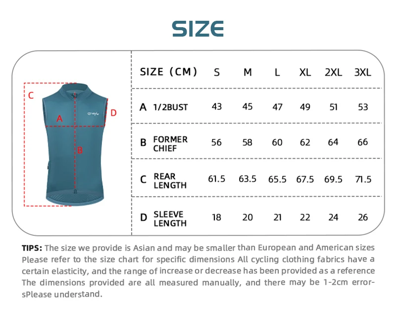 YKYW Windproof Waterproof Men's Pro Cycling Vest UPF50+ Sleeveless Waistcoat Windbreaker MTB Bike Clothing  Bicycle Jacket