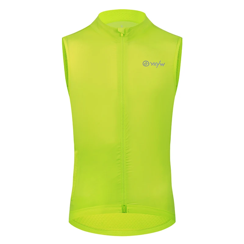 YKYW Windproof Waterproof Men's Pro Cycling Vest UPF50+ Sleeveless Waistcoat Windbreaker MTB Bike Clothing  Bicycle Jacket
