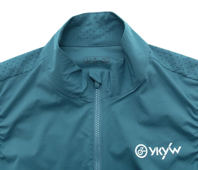 YKYW Windproof Waterproof Men's Pro Cycling Vest UPF50+ Sleeveless Waistcoat Windbreaker MTB Bike Clothing  Bicycle Jacket