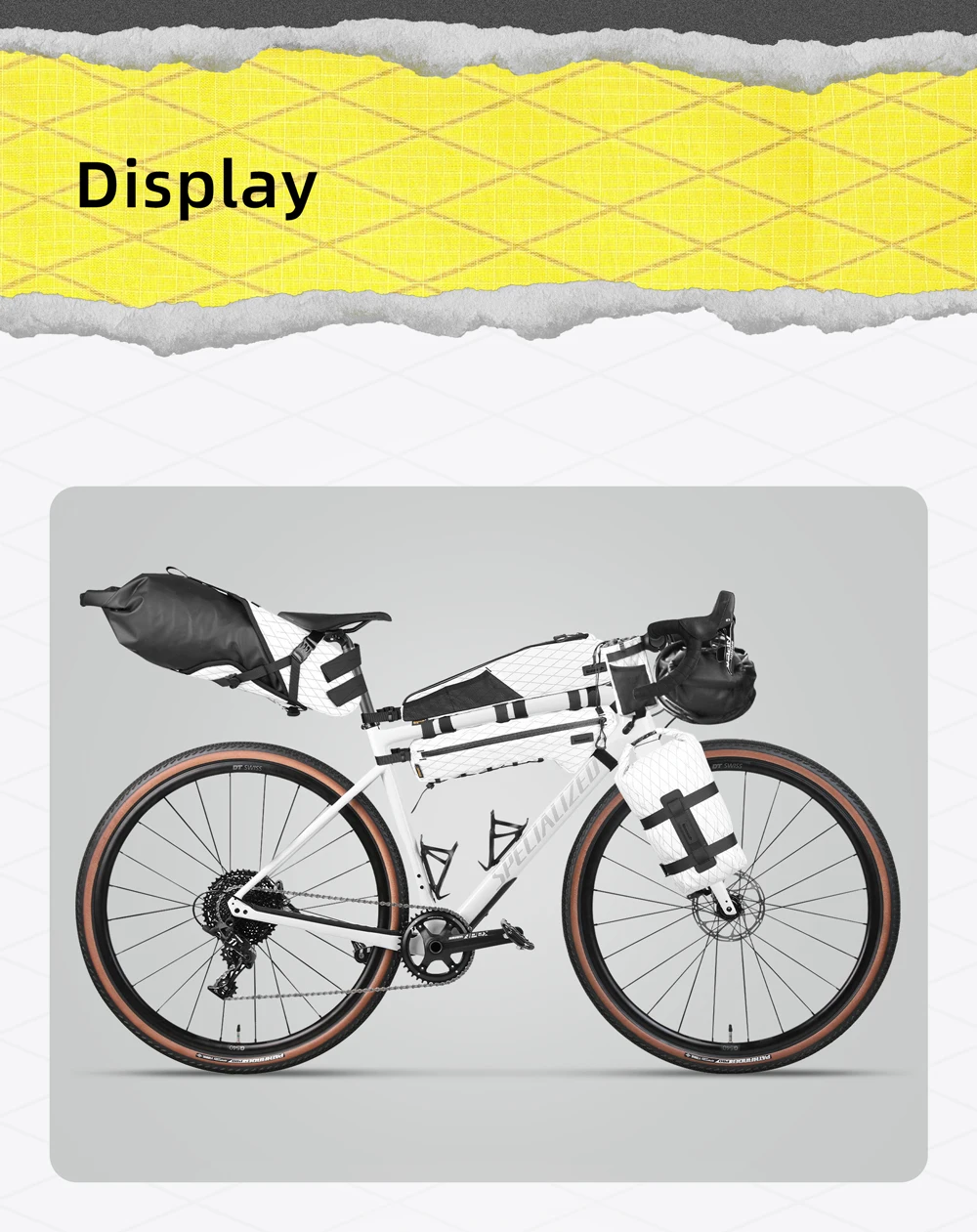 Rhinowalk Bicycle Handlebar Bag 8L-13L Waterproof Bike Front Tube Cycling Removable Dry Bag Mounts Set Fit Mtb Road Gravel Bike