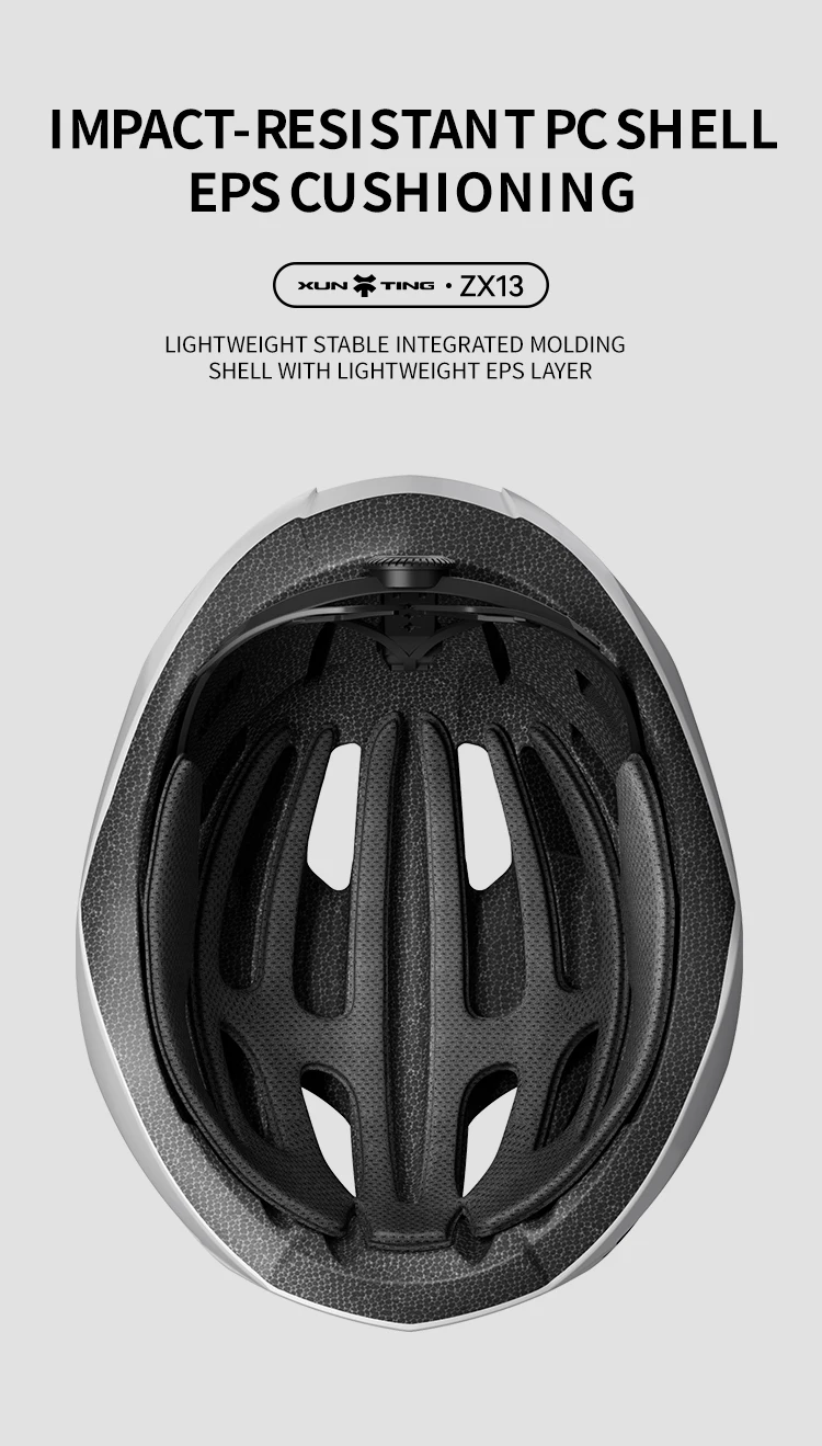 Xunting Road Cycling Helmet Comfort Lightweight Hollow Bicycle head protection Mountain Men women MTB Bike Helmet