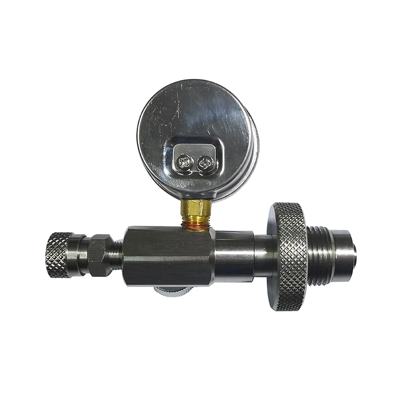 HPA Scuba HP Air Fill Station Refill Filling Connector Adapter DIN Big Gas Tank To Small Cylinder Bottle G5/8 Stainless Steel