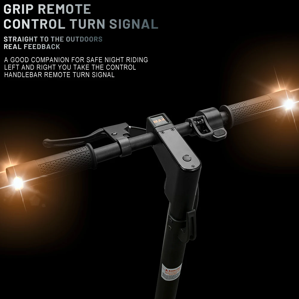 Electric Scooter Modifited Handlebar Grip Turn Signal Light With Remote Control For Ninebot Max G30 Handle LED Lamp Accessories
