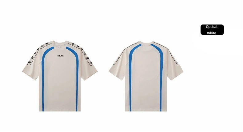KELME Soccer Retro Culture Shirt Men's Trendy Fashion Short Sleeve Sports Casual Top