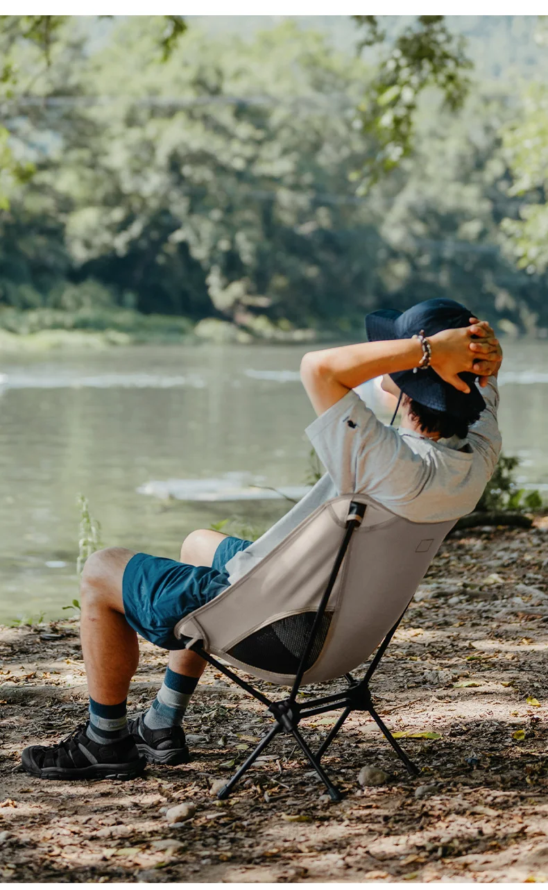 Naturehike Portable Folding Chair With Storage Bag Outdoor Lounge Chairs Lightweight Camping Picnic BBQ Fishing Widen Chairs