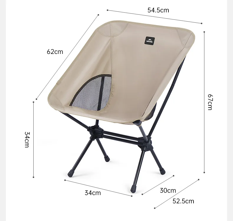 Naturehike Portable Folding Chair With Storage Bag Outdoor Lounge Chairs Lightweight Camping Picnic BBQ Fishing Widen Chairs