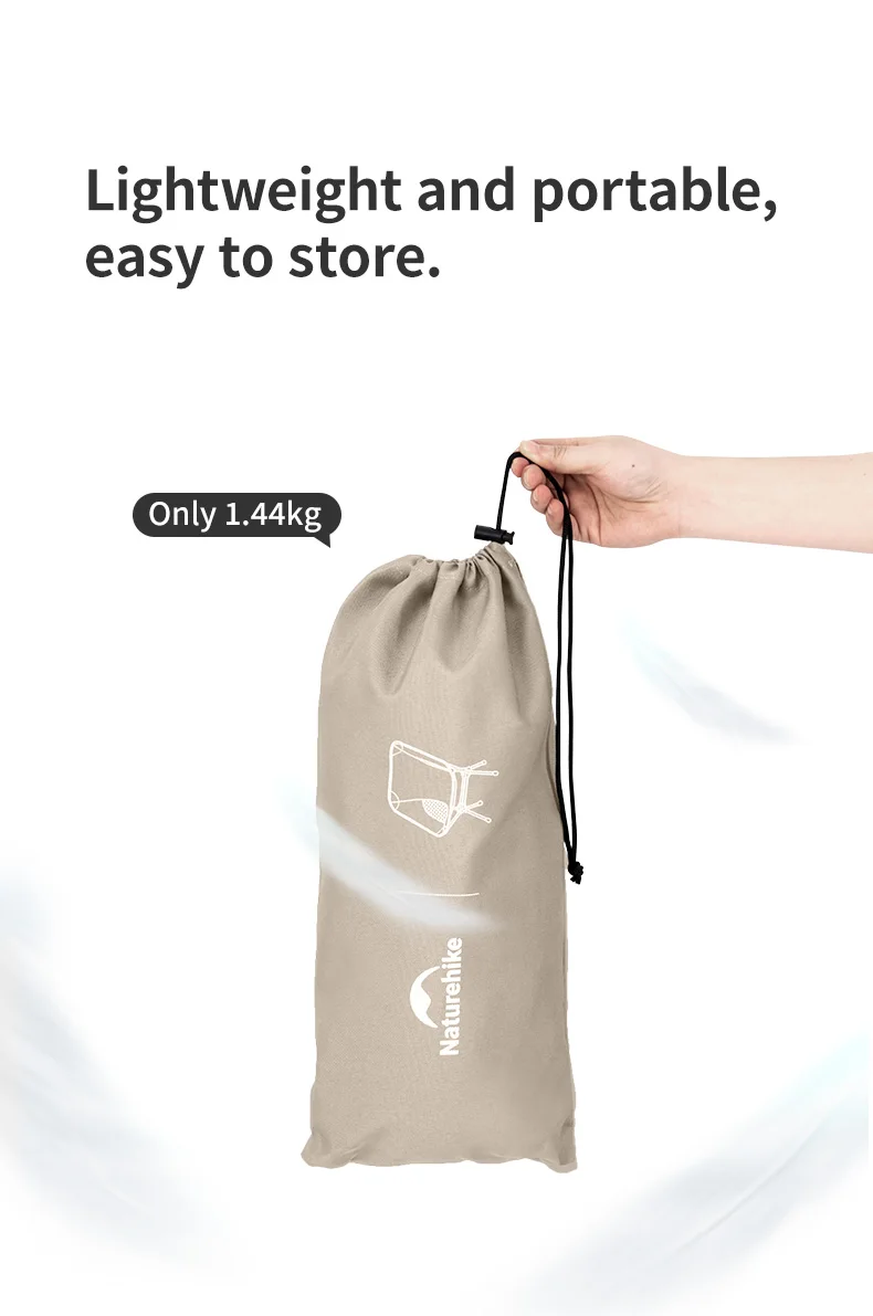 Naturehike Portable Folding Chair With Storage Bag Outdoor Lounge Chairs Lightweight Camping Picnic BBQ Fishing Widen Chairs